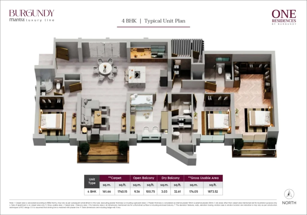 Mantra-One-Residencies-4-BHK-for -sale-in-Magarpatta-Pune